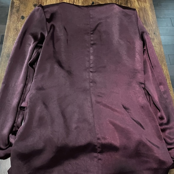 Purple Dynamite Satin Blazer - Picture 5 of 5